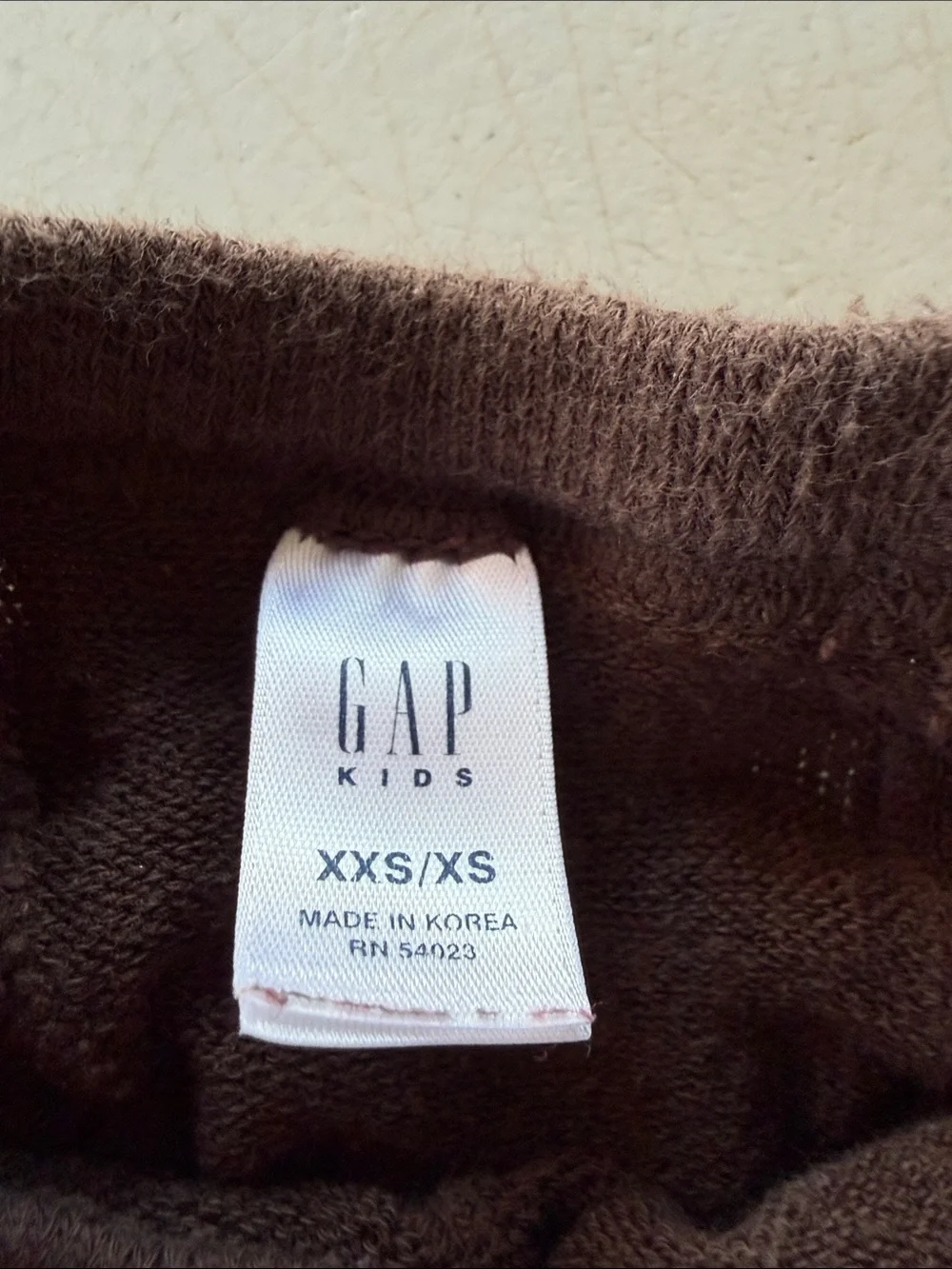 GAPKIDS Chocolate Brown Kids Fleece Tights